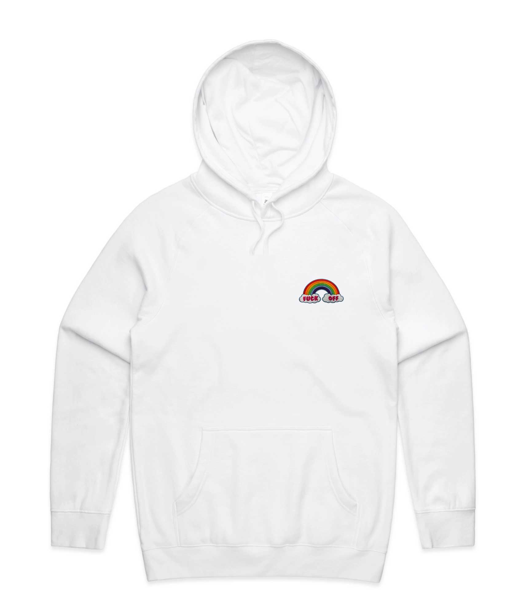 Image of BSO Embroidered Unisex Hoodie - Fuck Off Backstage Originals